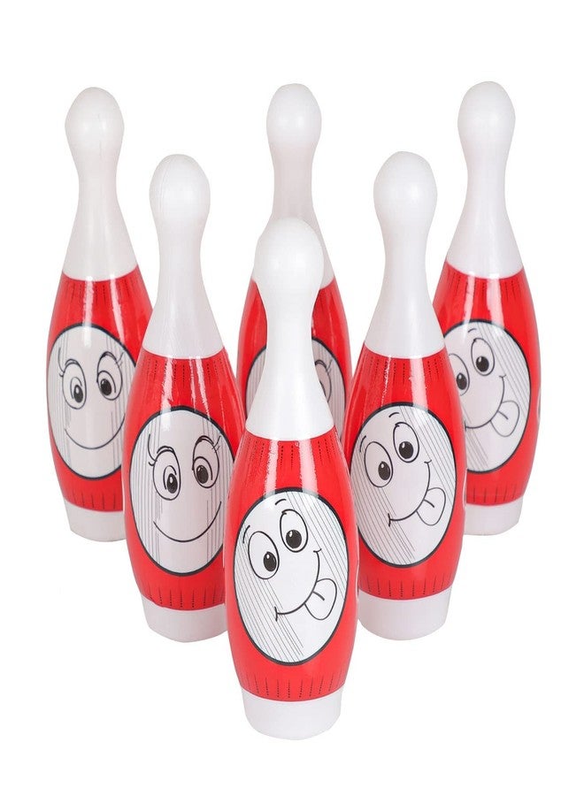 DECODAZZ Bowling Game for Kids 6 Pin 2 Balls Bowling Set for Kids Games Indoor Outdoor Play for Boys Girls (Red) - Image 2